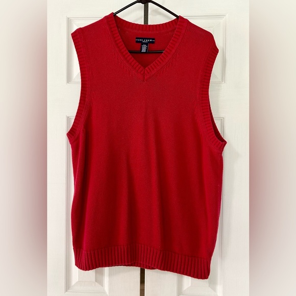 Sweater Vest ivy crew men size medium red - Picture 1 of 3